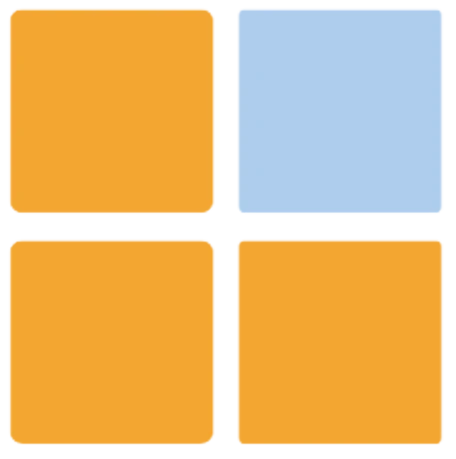 Pixel Perfect Squares Logo